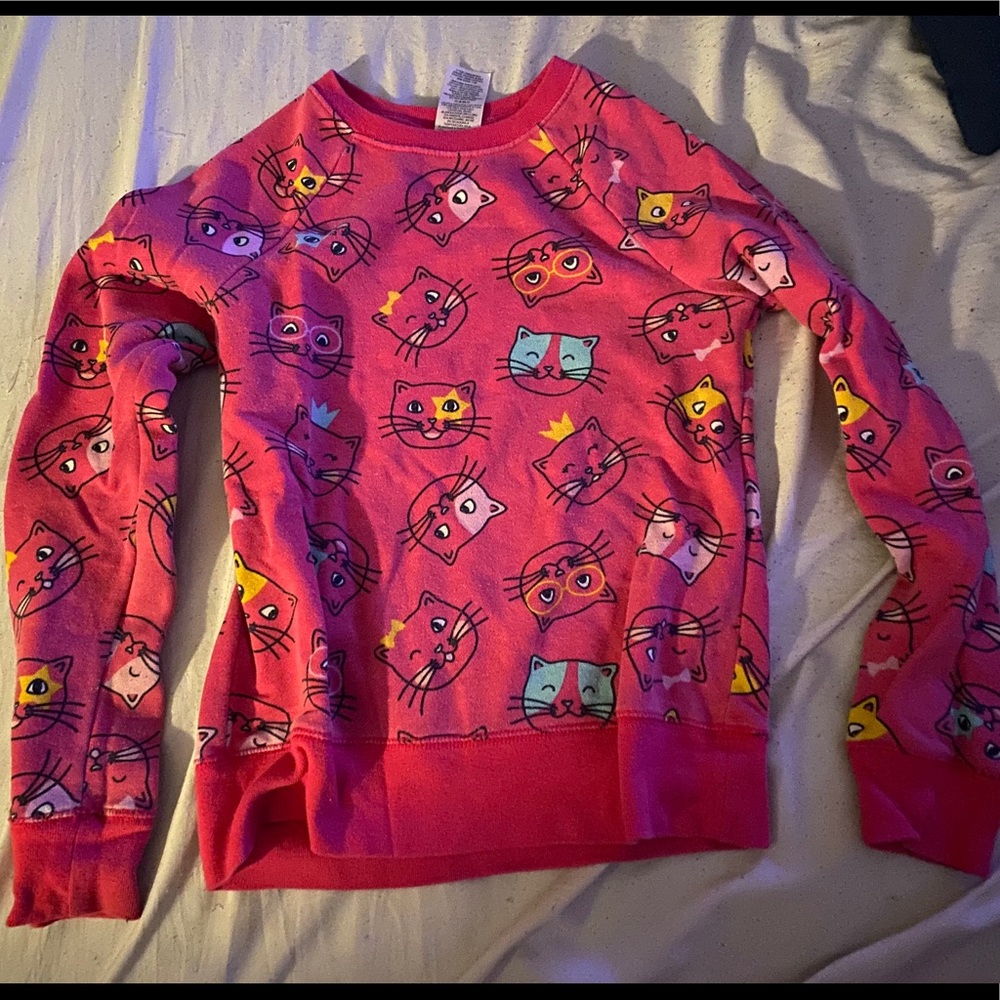 Girls kitty top
